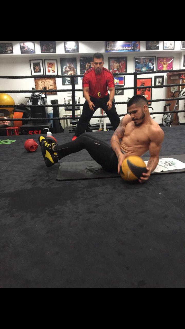 Entrenamiento dentro del ring